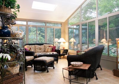 Cathedral Sunroom Inside